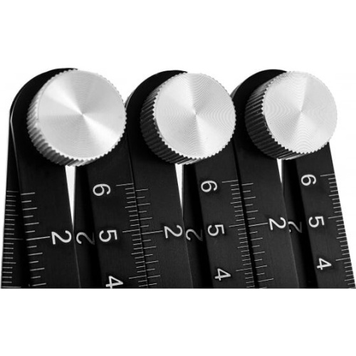 Линейка/угольник Gigant GAR-6-130 130 мм/алюминиевая 6-сторонняя/копировальный шаблон