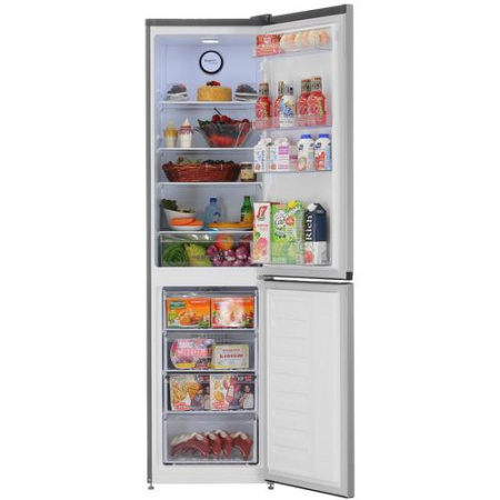 Холодильник с морозильником Beko B3R0CNK332HX серый