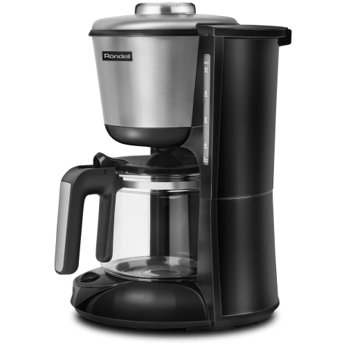 Кофеварка Rondell 1100-RE-01 (RDE-1100) серебристый/черный