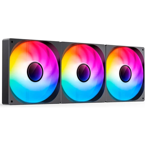 Вентилятор JONSBO ZW-140BR (3 in 1) 140х140х26мм Reverse (PWM, ARGB LED, 800-1400об/мин, черный) Retail