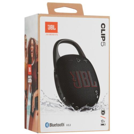 Портативная колонка JBL CLIP 5, черный