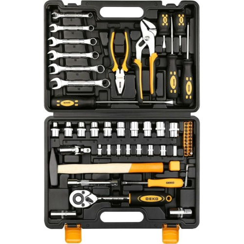 Набор инструментов Deko DKMT63 63 предмета (жесткий кейс) (065-0731)