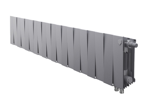 Биметаллический радиатор отопления  Royal Thermo Pianoforte 200 20 Секций Silver Satin Vdr