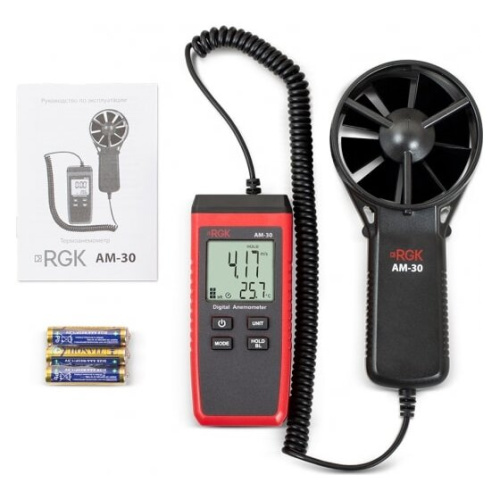 Термоанемометр RGK AM-30 с поверкой 779296