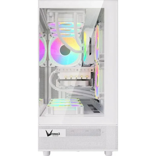 Корпус Formula Crystal Z8 (crystal z8 w), Midi-Tower, ATX, без БП, белый