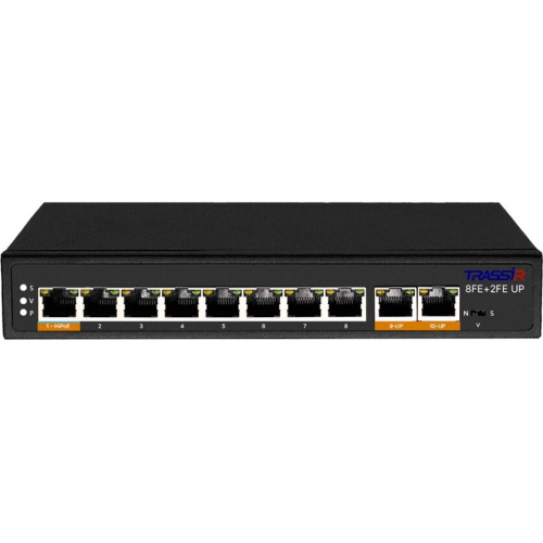 Коммутатор Trassir TR-NS1110-120-8POE неуправляемый