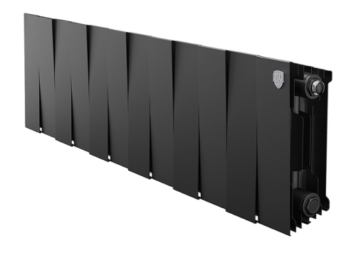 Биметаллический радиатор отопления  Royal Thermo Pianoforte 200 12 Секций Noir Sable