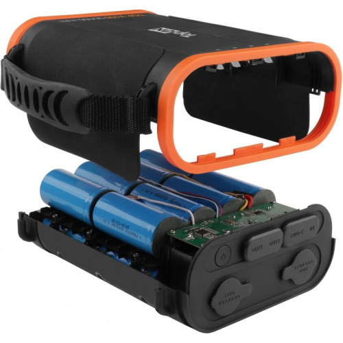 Power Bank TOPON TOP-X100, 96000мAч черный/оранжевый