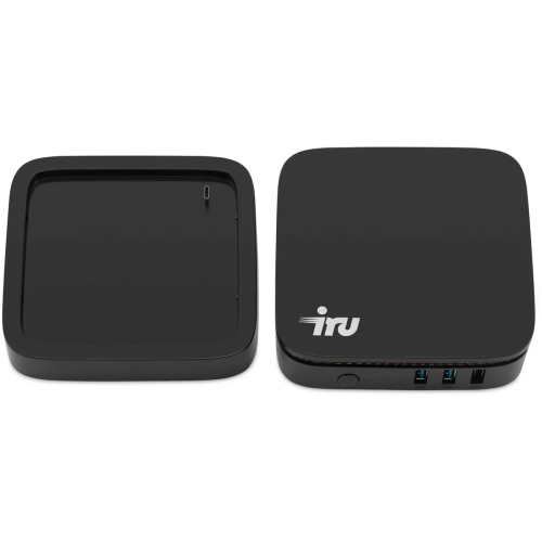 Неттоп IRU 110JLCN (1975163) Cel N5105 (2) 8Gb SSD256Gb UHDG noOS GbitEth 30W черный