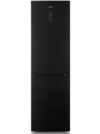Холодильник с морозильником Бирюса B980NF черный