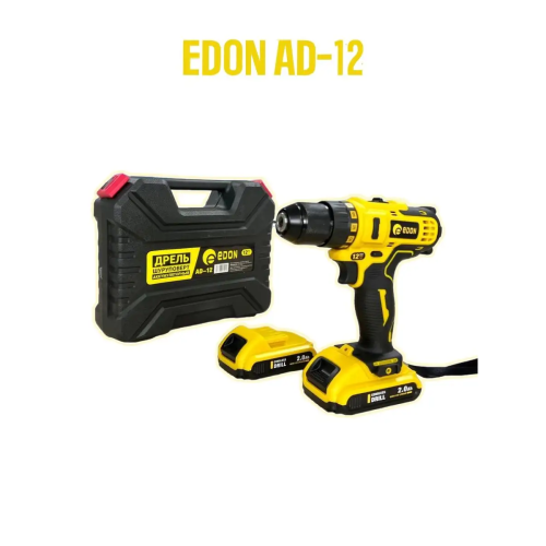 Дрель-шуруповерт EDON AD-12 (2 АКБ)