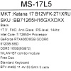 17.3" Ноутбук MSI Katana 17 B12VFK-271XRU черный