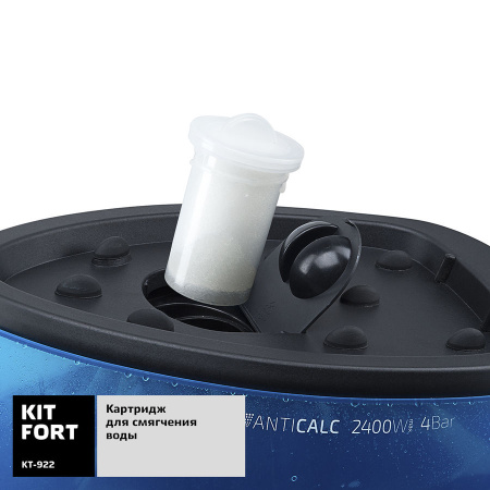 Паровая станция Kitfort KT-922 черный/синий