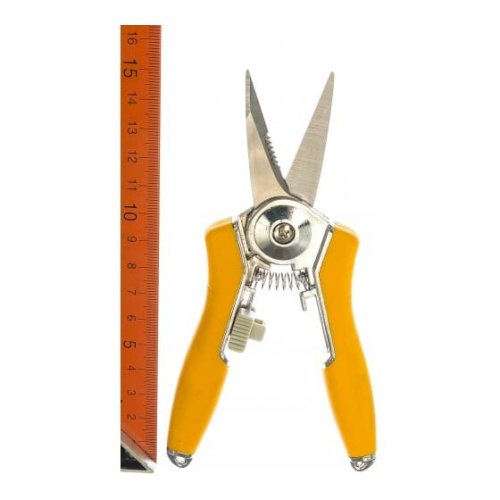 Секатор PALISAD luxe 60500 цветочный 150мм металл.рукоятки с резиновыми вставками