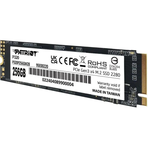 SSD Patriot P320 P320P256GM28 PCIe 3.0 x4 256GB M.2 2280