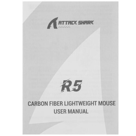 Мышь беспроводная/проводная Attack Shark R5 Ultra [SharkR5White] белый