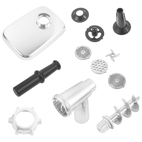 Мясорубка Kitfort КТ-2103 серебристый/черный