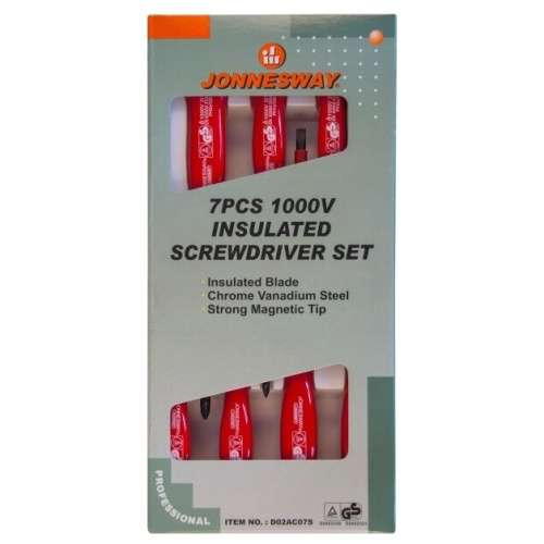 Набор отверточный Jonnesway D02AC07S 7 предметов