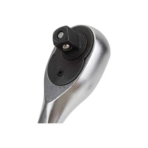 Трещотка Forcekraft FK-80724 (51424) реверсивная с прорезиненной ручкой 1/2'' (L-250мм, 72зуб)