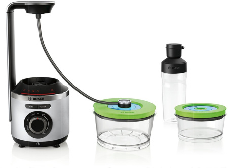 Блендер Bosch MMBV625M серебристый/черный