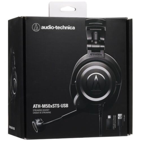 Проводные наушники Audio-Technica ATH-M50xSTS-USB черный