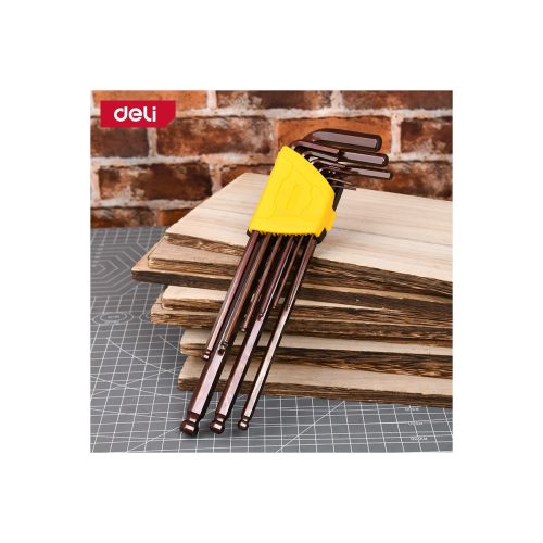 Набор ключей шестигранных Deli DL230809G 9 шт