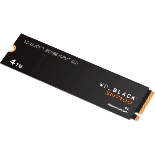 SSD Western Digital Black SN7100 (WDS400T4X0E) M2.2280 PCIe 4.0 4Tb, 7000MBs/6700MBs, TBW 2400, 1 year