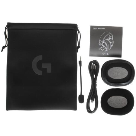 Беспроводные/проводные наушники Logitech G PRO X Wireless черный