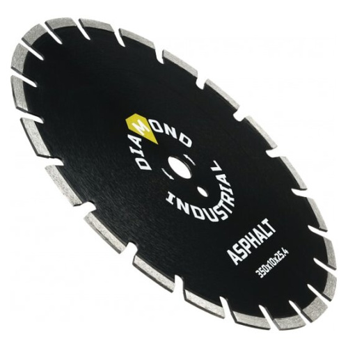 Диск алмазный сегментный по асфальту Diamond Industrial 35025,4 (DIDA350)