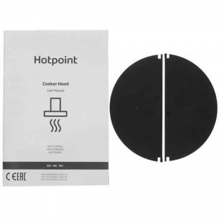 Вытяжка телескопическая Hotpoint HPTF 63R BLG черный/черный