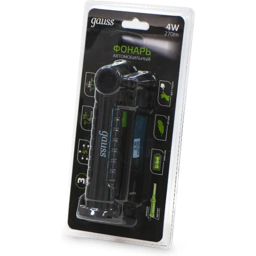 Фонарь авто Gauss GFL803 черный