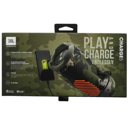 Портативная колонка JBL Charge 5, камуфляжный