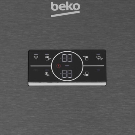 Холодильник с морозильником Beko B7R0CNK403LXBRW серый