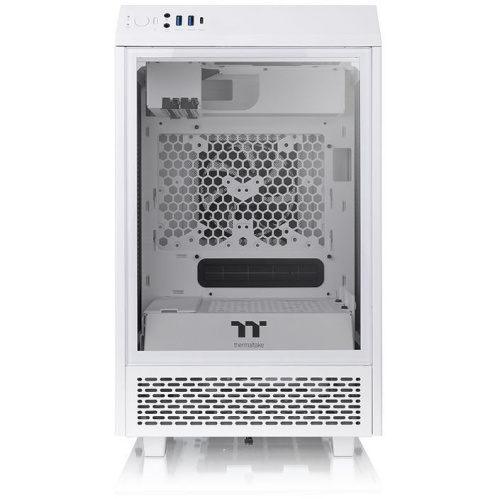 Корпус Thermaltake The Tower 100 CA-1R3-00S6WN-00 белый без БП miniITX 1x120mm 3x140mm 2xUSB3.0 audio bott PSU