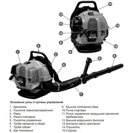 Воздуходувка CHAMPION GBR 333 бензиновая