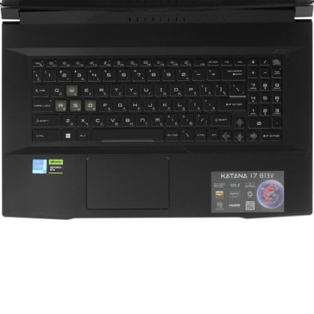 17.3" Ноутбук MSI Katana 17 B13VGK-472XRU черный