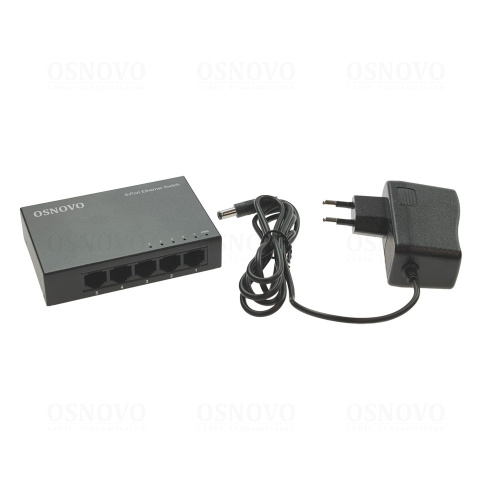 Коммутатор неуправляемый Osnovo SW-5F 5x100Мбит/с