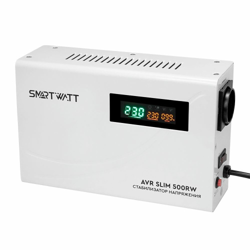 Стабилизатор напряжения SMARTWATT AVR Slim 500RW