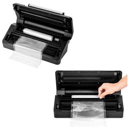 Вакуумный упаковщик Kitfort КТ-1532 черный/серебристый