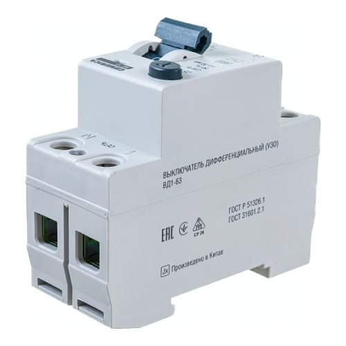 УЗО Generica ВД1-63 MDV15-2-025-030 2Р 25А 30мА