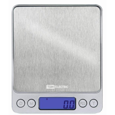 Весы кухонные TDM Electric SQ4005-0002 Дельта серебристый