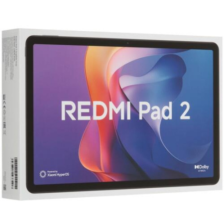 11" Планшет Xiaomi Redmi Pad 2 Wi-Fi 128 ГБ черный