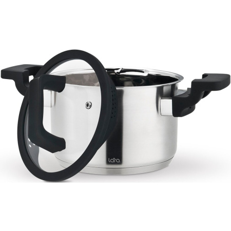 Кастрюля LARA LR02-290 нерж Премиум