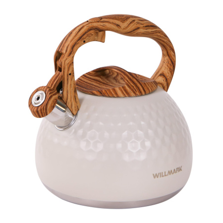 Чайник WILLMARK WTK-4122SS кремово-белый