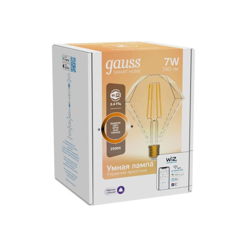Умная лампа Gauss Smart Home Diamond (1350112) E27 Wi-Fi