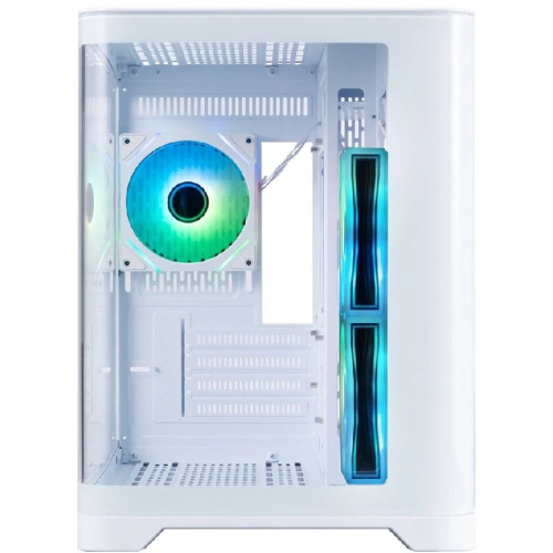 Корпус 1STPLAYER Uview UV6 ARGB White (UV6-WH-2FC7R-W-1FC7-W) / mATX / 3x120mm ARGB fans