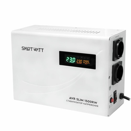 Стабилизатор напряжения SMARTWATT AVR Slim 1500RW