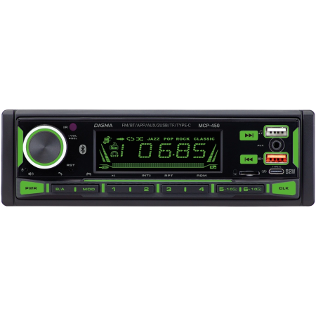 Автомагнитола Digma MCP-450