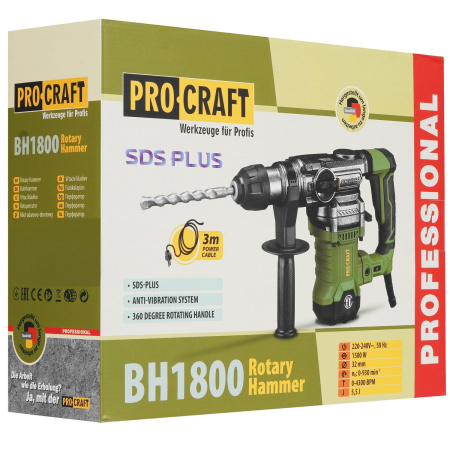 Перфоратор Procraft BH1800