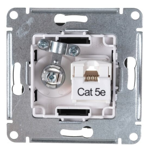 Розетка компьютерная Schneider Electric AtlasDesign ATN001089 Карбон